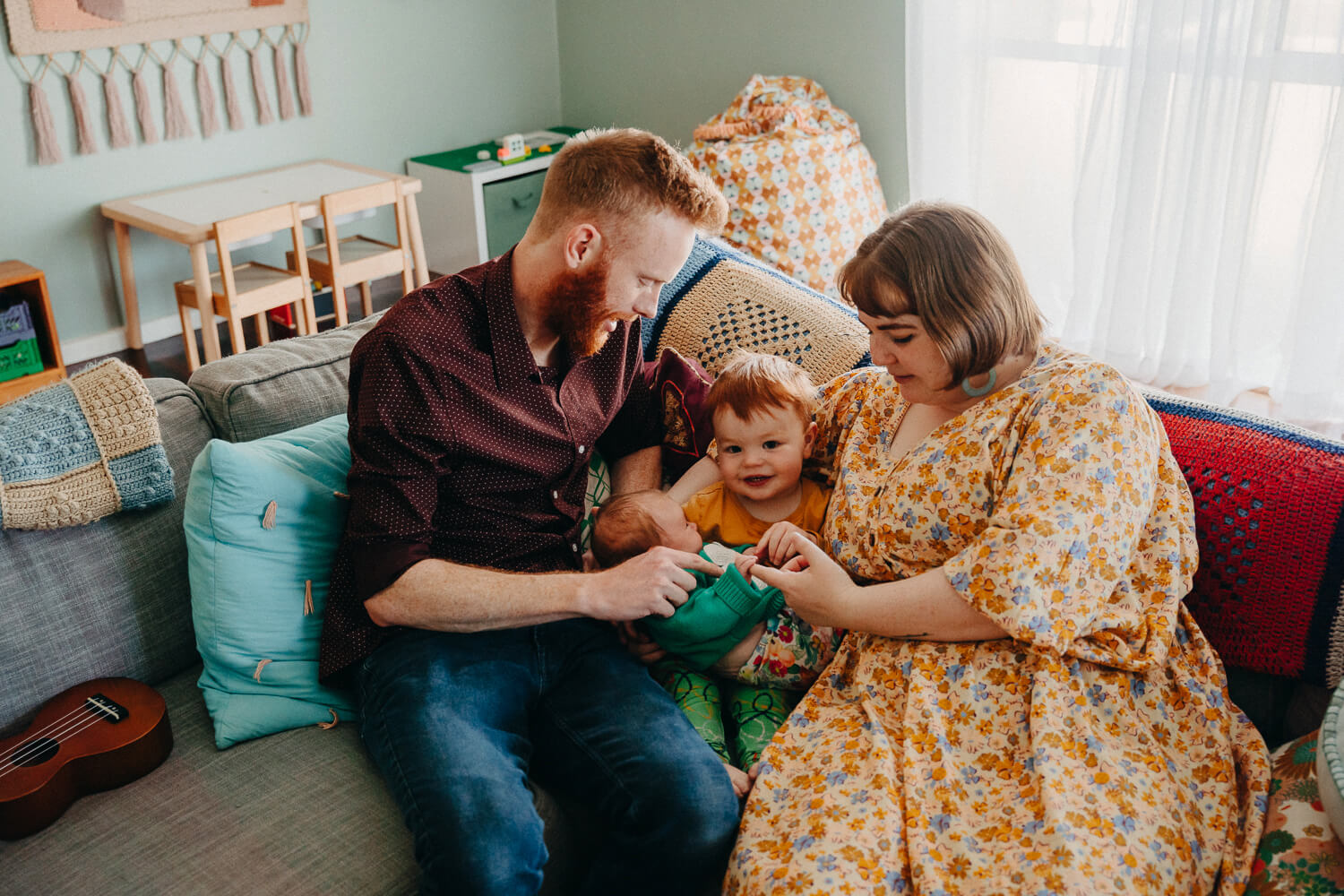 Family, Wedding & Newborn Photographer in Melbourne | Gill Juergens Photography | Bright and Colourful Newborn Photos | Gill Juergens Photography