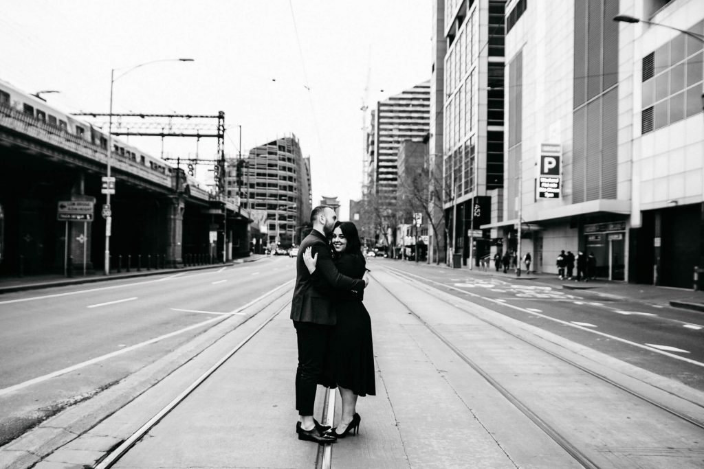Family, Wedding & Newborn Photographer in Melbourne | Gill Juergens Photography | Engagement - love in the city of Melbourne | Gill Juergens Photography