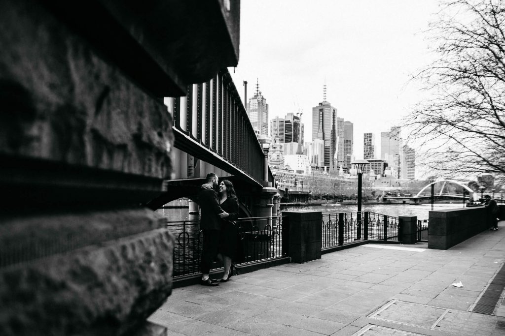 Family, Wedding & Newborn Photographer in Melbourne | Gill Juergens Photography | Engagement - love in the city of Melbourne | Gill Juergens Photography