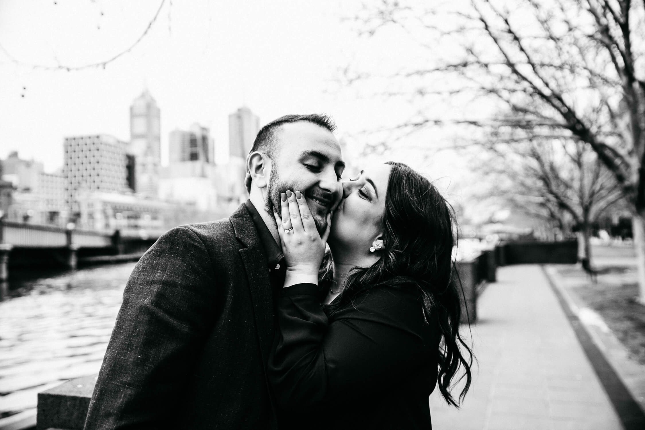 Family, Wedding & Newborn Photographer in Melbourne | Gill Juergens Photography | Engagement - love in the city of Melbourne | Gill Juergens Photography