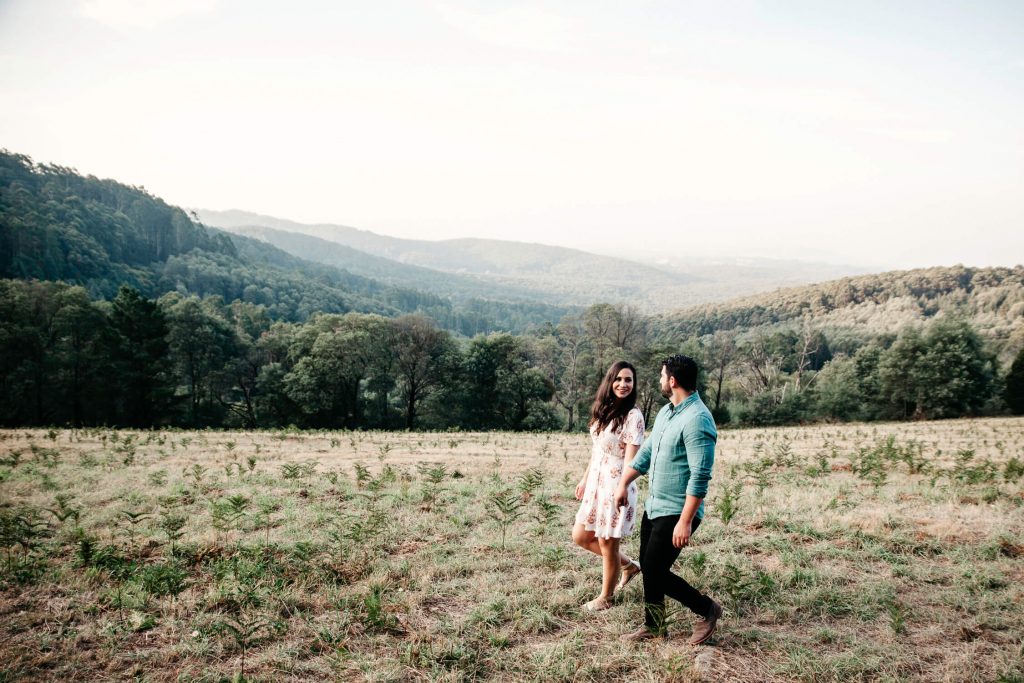 Family, Wedding & Newborn Photographer in Melbourne | Gill Juergens Photography | Engagement - love in the hills | Gill Juergens Photography