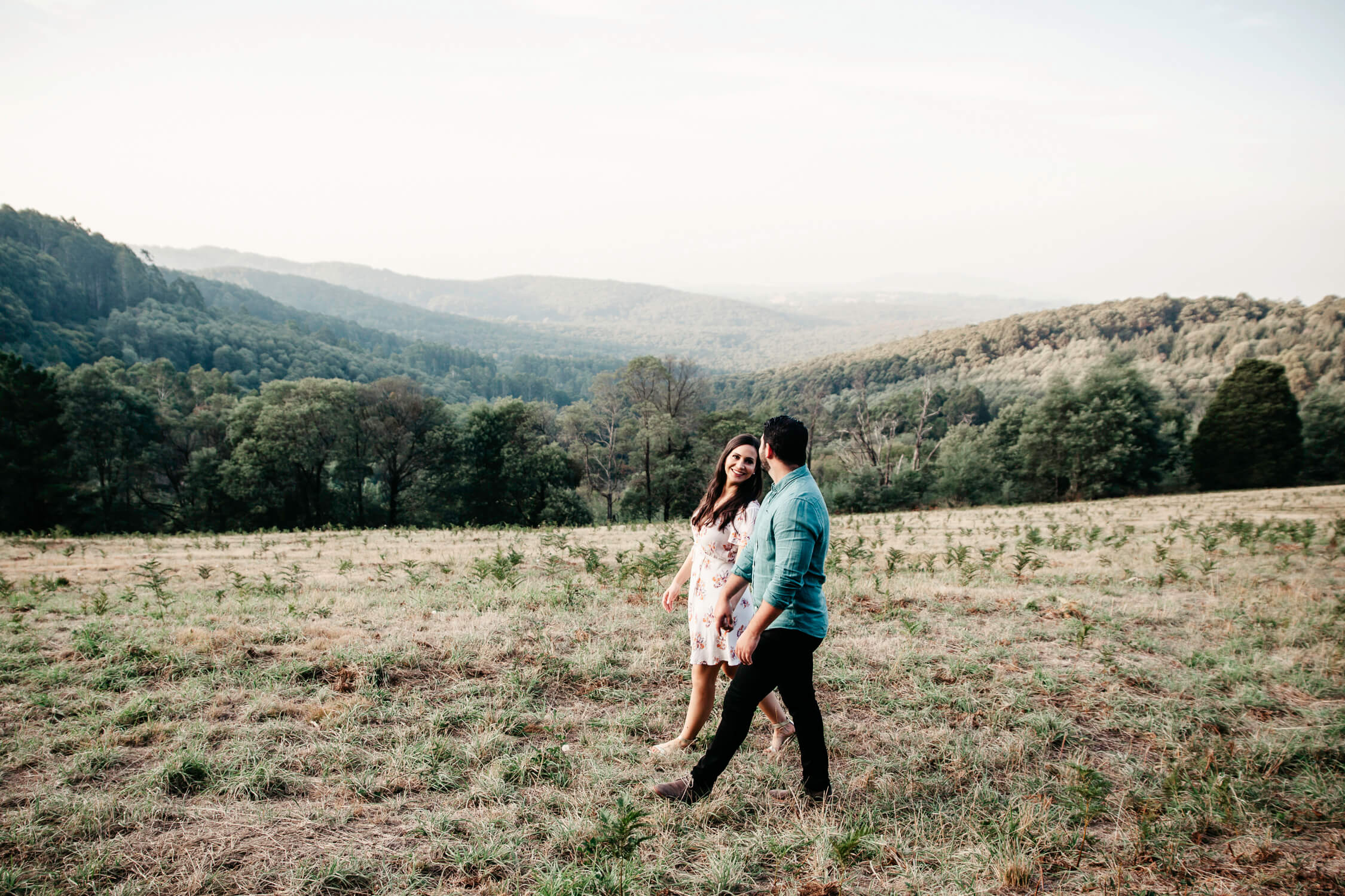 Family, Wedding & Newborn Photographer in Melbourne | Gill Juergens Photography | Engagement - love in the hills | Gill Juergens Photography