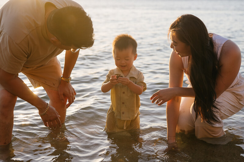 Family, Wedding & Newborn Photographer in Melbourne | Gill Juergens Photography | Family photos on a perfect summer evening at Black Rock Beach | Gill Juergens Photography