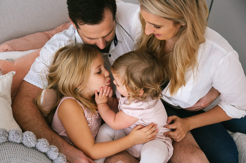 Idyllic in home lifestyle session with family photos in Melbourne | Gill Juergens Photography