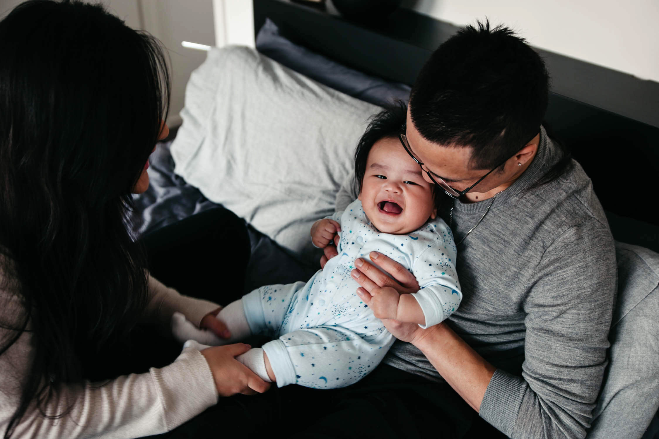 Family, Wedding & Newborn Photographer in Melbourne | Gill Juergens Photography | In home lifestyle fun | Gill Juergens Photography