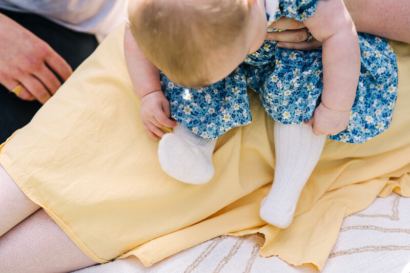 Family, Wedding & Newborn Photographer in Melbourne | Gill Juergens Photography | Spring family photos with baby June | Gill Juergens Photography