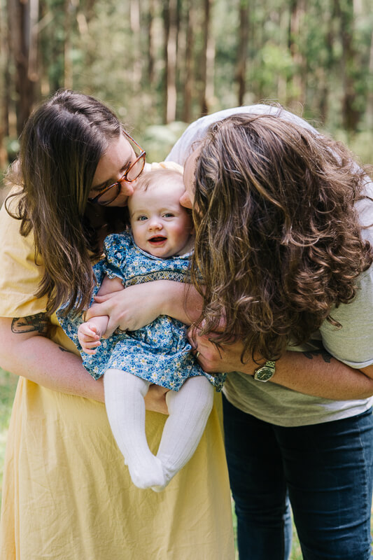 Family, Wedding & Newborn Photographer in Melbourne | Gill Juergens Photography | Spring family photos with baby June | Gill Juergens Photography