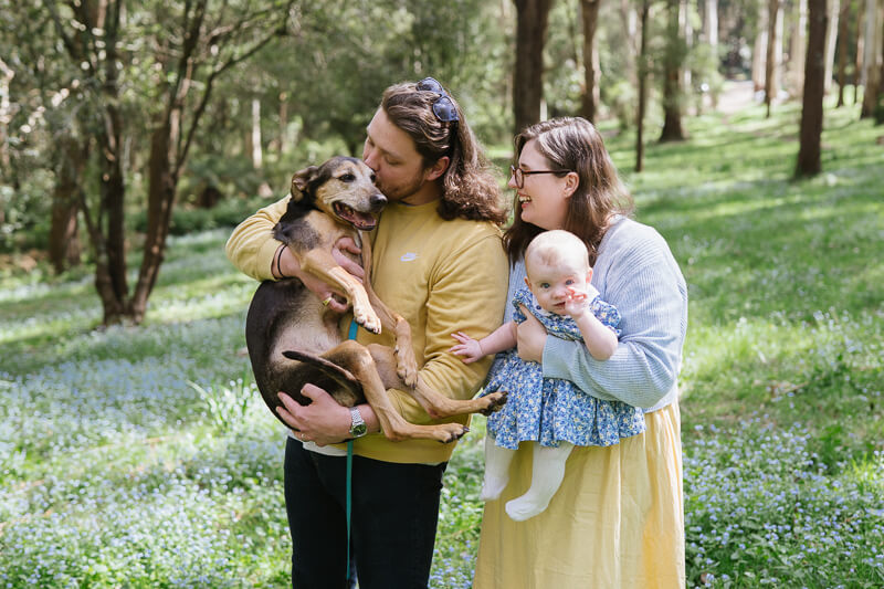 Family, Wedding & Newborn Photographer in Melbourne | Gill Juergens Photography | Spring family photos with baby June | Gill Juergens Photography