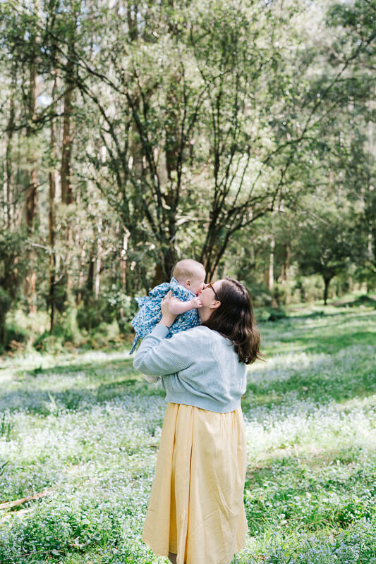 Family, Wedding & Newborn Photographer in Melbourne | Gill Juergens Photography | Spring family photos with baby June | Gill Juergens Photography