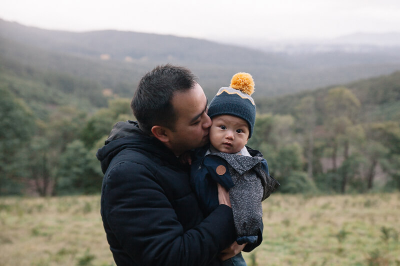 Family, Wedding & Newborn Photographer in Melbourne | Gill Juergens Photography | Winter fun with family photos in the Dandenong Ranges | Gill Juergens Photography