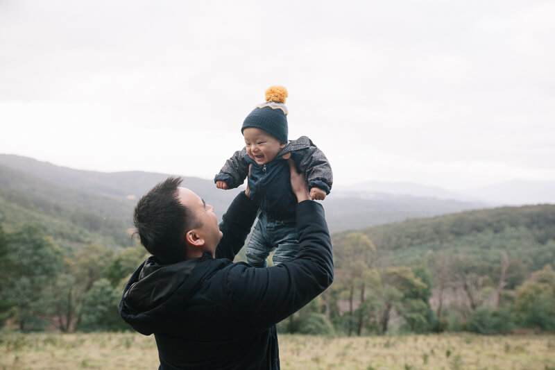 Family, Wedding & Newborn Photographer in Melbourne | Gill Juergens Photography | Winter fun with family photos in the Dandenong Ranges | Gill Juergens Photography