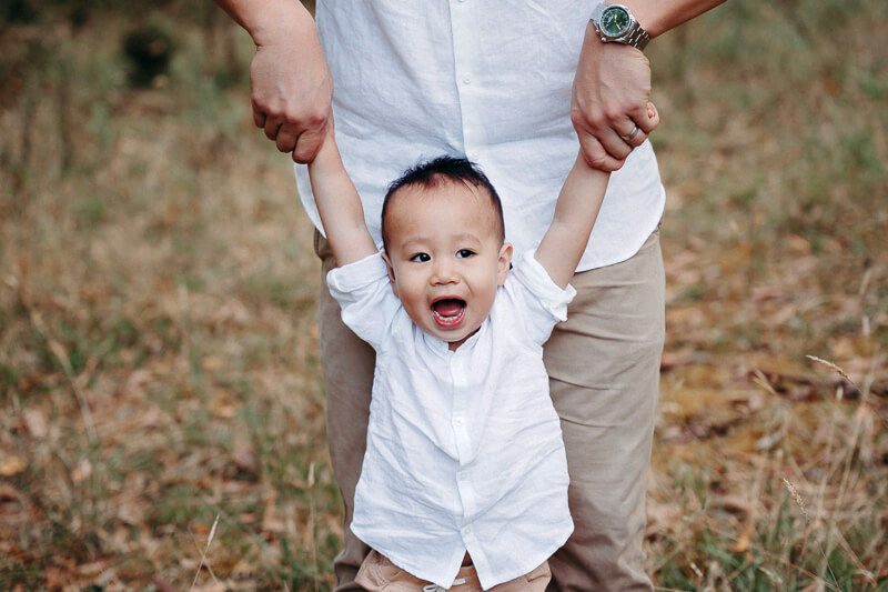 Family, Wedding & Newborn Photographer in Melbourne | Gill Juergens Photography | Fun family photos in the hills | Gill Juergens Photography