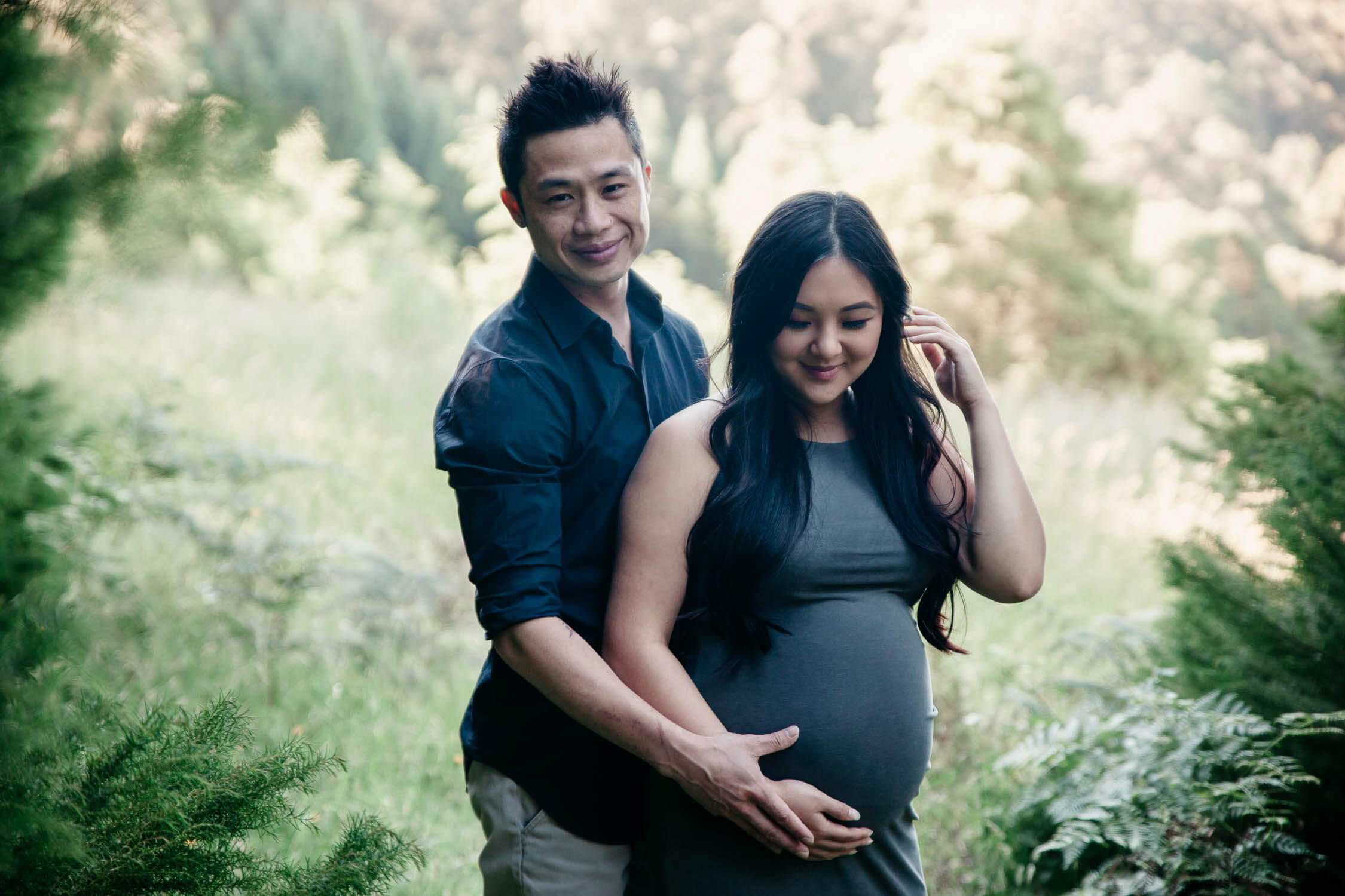Family, Wedding & Newborn Photographer in Melbourne | Gill Juergens Photography | Baby bump in The Dandenong Ranges | Gill Juergens Photography