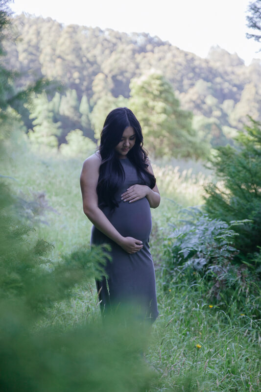 Family, Wedding & Newborn Photographer in Melbourne | Gill Juergens Photography | Baby bump in The Dandenong Ranges with maternity photos | Gill Juergens Photography
