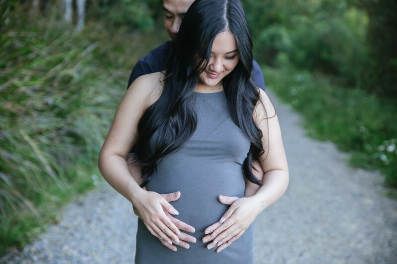 Family, Wedding & Newborn Photographer in Melbourne | Gill Juergens Photography | Baby bump in The Dandenong Ranges with maternity photos | Gill Juergens Photography