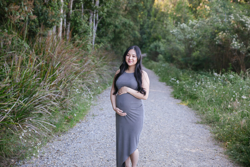 Baby bump in The Dandenong Ranges with maternity photos | Gill Juergens Photography