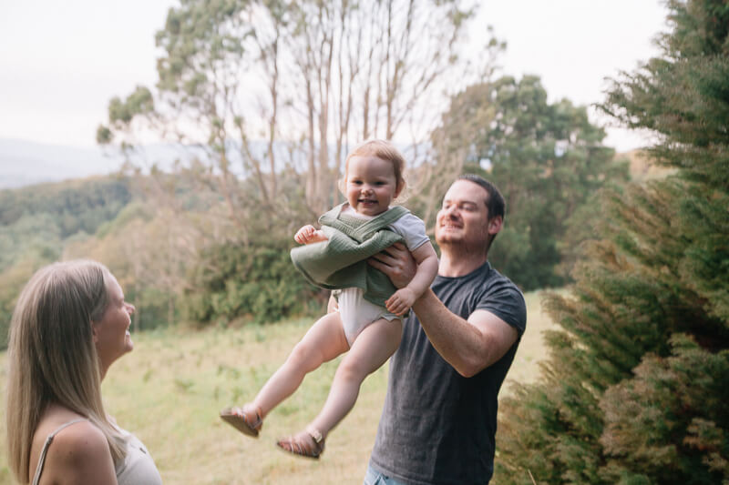Family, Wedding & Newborn Photographer in Melbourne | Gill Juergens Photography | Maternity photos in Olinda with Louise and her family | Gill Juergens Photography